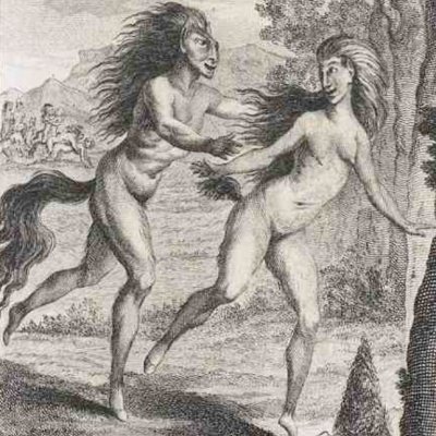 Les Hommes-chevaux (Rétif, Découverte australe, 1781)