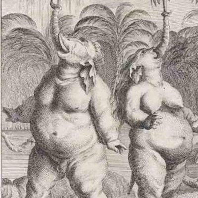 Les Hommes-éléphants (Rétif, Découverte australe, 1781)