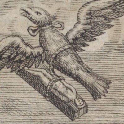 Nils Klim envoyé en exil au firmament (Voyage de Nicolas Klimius, 1753)