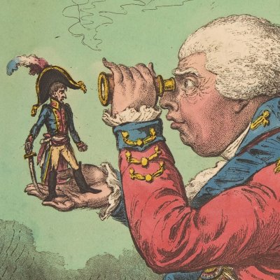 Gulliver et le roi de Brobdingnag - James Gillray