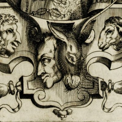 L’auteur et ses figures (G. della Porta, De physiognomonia, 1586)