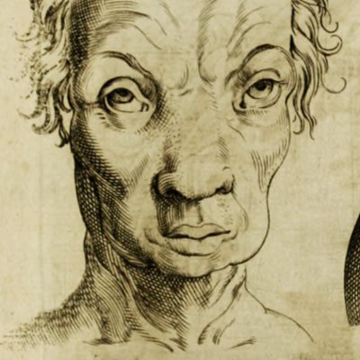 Homme et bœuf (G. della Porta, De physiognomonia, 1586, p. 51)