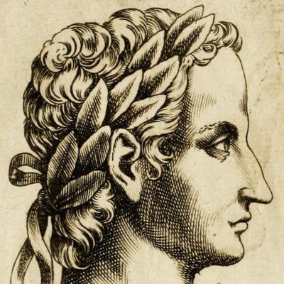 Front large de Caligula (G. della Porta, De physiognomonia, 1586, p. 52)