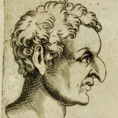 Homme et coq (G. della Porta, De physiognomonia, 1586, p. 75)