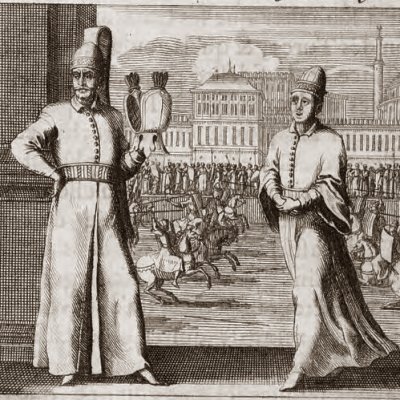 Tulbentar Aga & Page de l’Hasoda (Hist. de l’empire ottoman, 1670) - Le Clerc