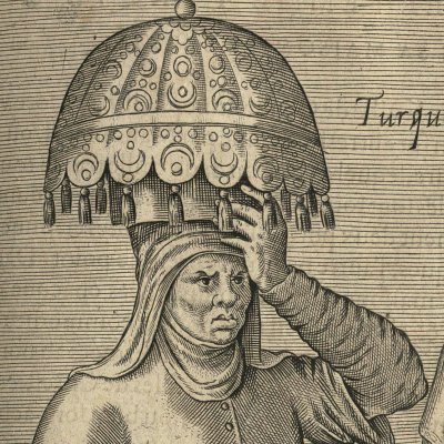 Turque allant au Bain (Histoire générale des Turcs, 1662)