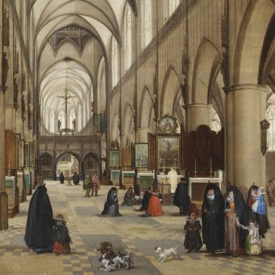 Intérieur de la cathédrale d’Anvers - Hendrik van Steenwijk I