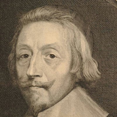 Richelieu (Perrault, Les Hommes illustres…, 1696) - Lubin d'après Philippe de Champaigne