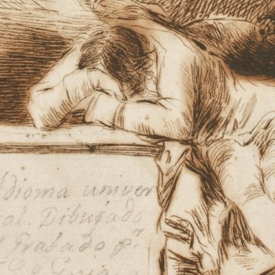 Le sommeil de la raison produit des monstres (étude préparatoire 2) - Goya