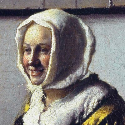 Officier et jeune fille qui rit - Vermeer