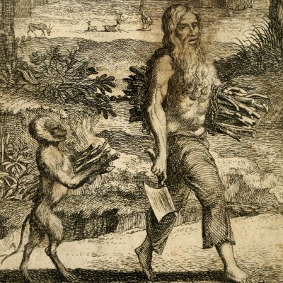 Philipp Quarll with Beaufidell (The Hermit, Westminster, 1727)