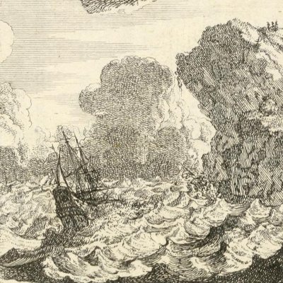 Naufrage (The Hermit, Westminster, 1727)