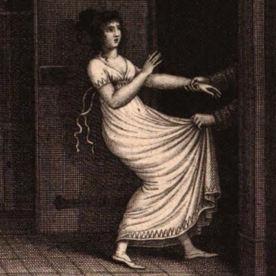 Joséphine dans le cabinet noir (Les Capucins, 1801) - Bovinet d'après Huot