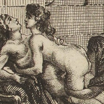 Dans les souterrains du couvent : Laurette gamahuchée (Juliette, I, fig. 4)