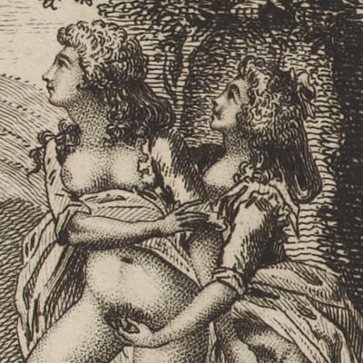 Elvire et Juliette jouissent des flammes (Juliette, III, fig. 20)