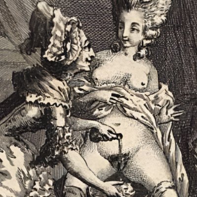Thérèse au bidet (Thérèse philosophe, Londres, 1782)