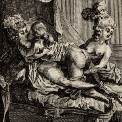 Le cabinet de glaces du courtisan (Thérèse philosophe, Londres, 1782)