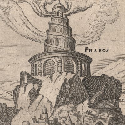 Le phare d’Alexandrie - Philipp Galle d’après Van Heemskerck