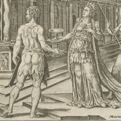 Le mausolée d’Halicarnasse - Philipp Galle d’après Van Heemskerck