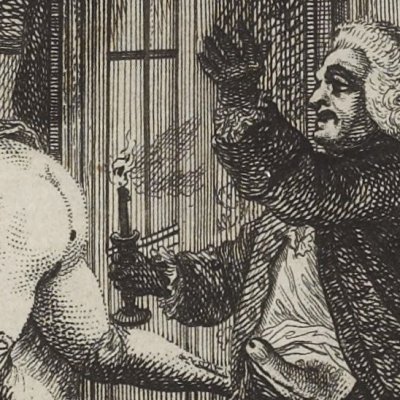 Un Anti-physique est gratifié d’un pet (Thérèse philosophe, 1780?)