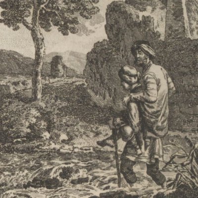 Le bon & le méchant homme (Cazotte, Œuvres badines & morales, 1788, t7) - Dunker