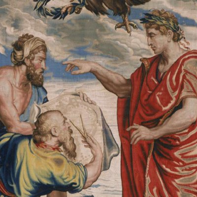 Constantin dirige la construction de Constantinople (tapisserie) - > Rubens