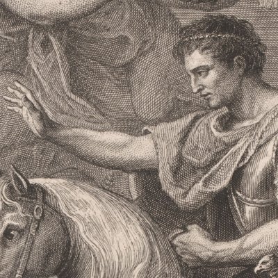 L’entrée triomphale de Constantin à Rome - Tardieu d'après Rubens