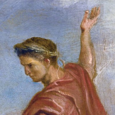 Constantin offre à ses troupes le labarum, avant la bataille de Milvius - Rubens