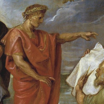 Constantin dirige la construction de Constantinople - Rubens