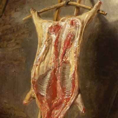 Porc écorché (version de Budapest) - Isaac van Ostade