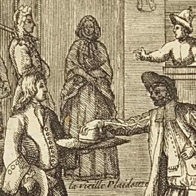 La matrone d'Éphèse, ou Arlequin Grapignan (Gherardi, 1700, t1) - Desrochers d’après Du Plaissis