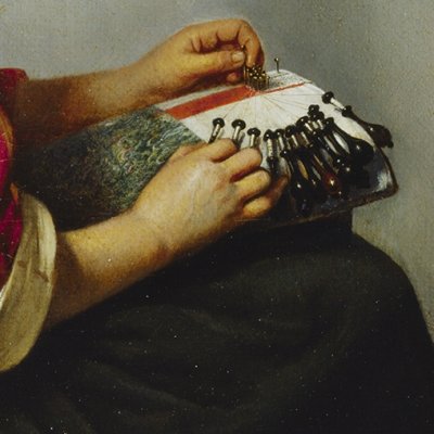 La dentellière - Caspar Netscher