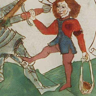 David et Goliath (Speculum humanæ salvationis 10B34)