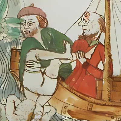 Jonas englouti par la baleine (Speculum humanæ salvationis 10B34)