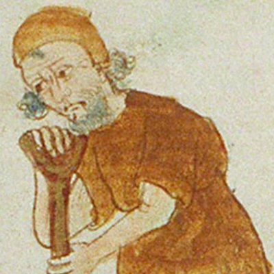 La malédiction de la Genèse (Speculum humanæ salvationis, KB 10 B 34, F3ra)