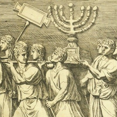 Mensa aurea et candelabrum (Triomphe de Titus) - François Perrier