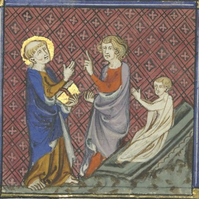 Miracle de saint Erasme (V. de Beauvais, Speculum Historiale, Ars5080)