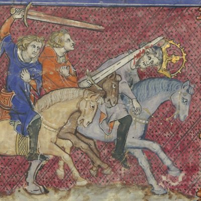 Mort de Caligula, Claude empereur (V. de Beauvais, Speculum Historiale, Ars5080)