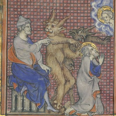 Saint Jacques convertit Hermogène (V. de Beauvais, Speculum Historiale, Ars5080)