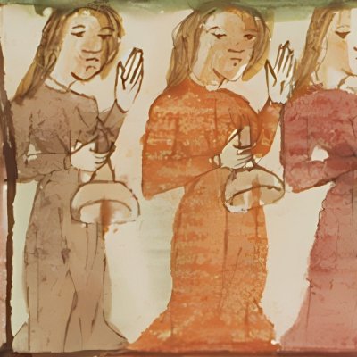 Les vierges folles et les vierges sages (Speculum humanæ salvationis 10C23)