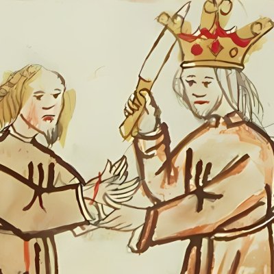 Humiliation des ambassadeurs de David (Speculum humanæ salvationis 10C23)