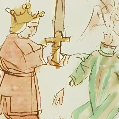 Evil-Merodak met en pièces le corps de son père (Spec. humanæ salvationis 10C23)