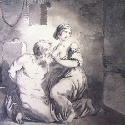 La Charité romaine - Pierre Lélu
