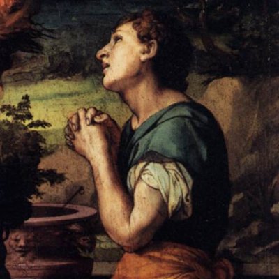 Pygmalion au pied de sa statue qui s'anime - Bronzino