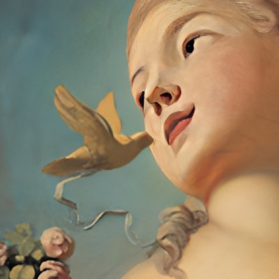 Jeune fille délivrant un oiseau de sa cage - Fragonard
