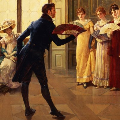Séduction par l’éventail - Henry Gillard Glindoni