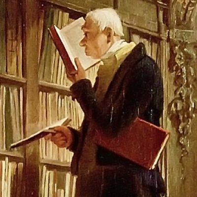Le rat de bibliothèque - Carl Spitzweg