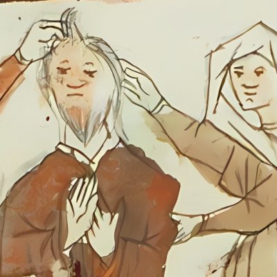 Lamech maltraité par ses femmes (Speculum humanæ salvationis 10C23)