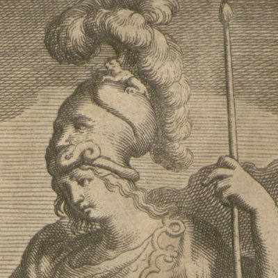 Frontispice allégorique (Gottfried, Hist. Chronica, 1674) - Sandrard