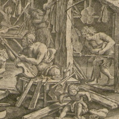 Fêtes des premiers âges de l’humanité (Gottfried, Hist. Chronica, 1674) - Merian